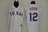 Rangers 12 Rougned Odor White Nike Cool Base Sleeveless Jersey,baseball caps,new era cap wholesale,wholesale hats